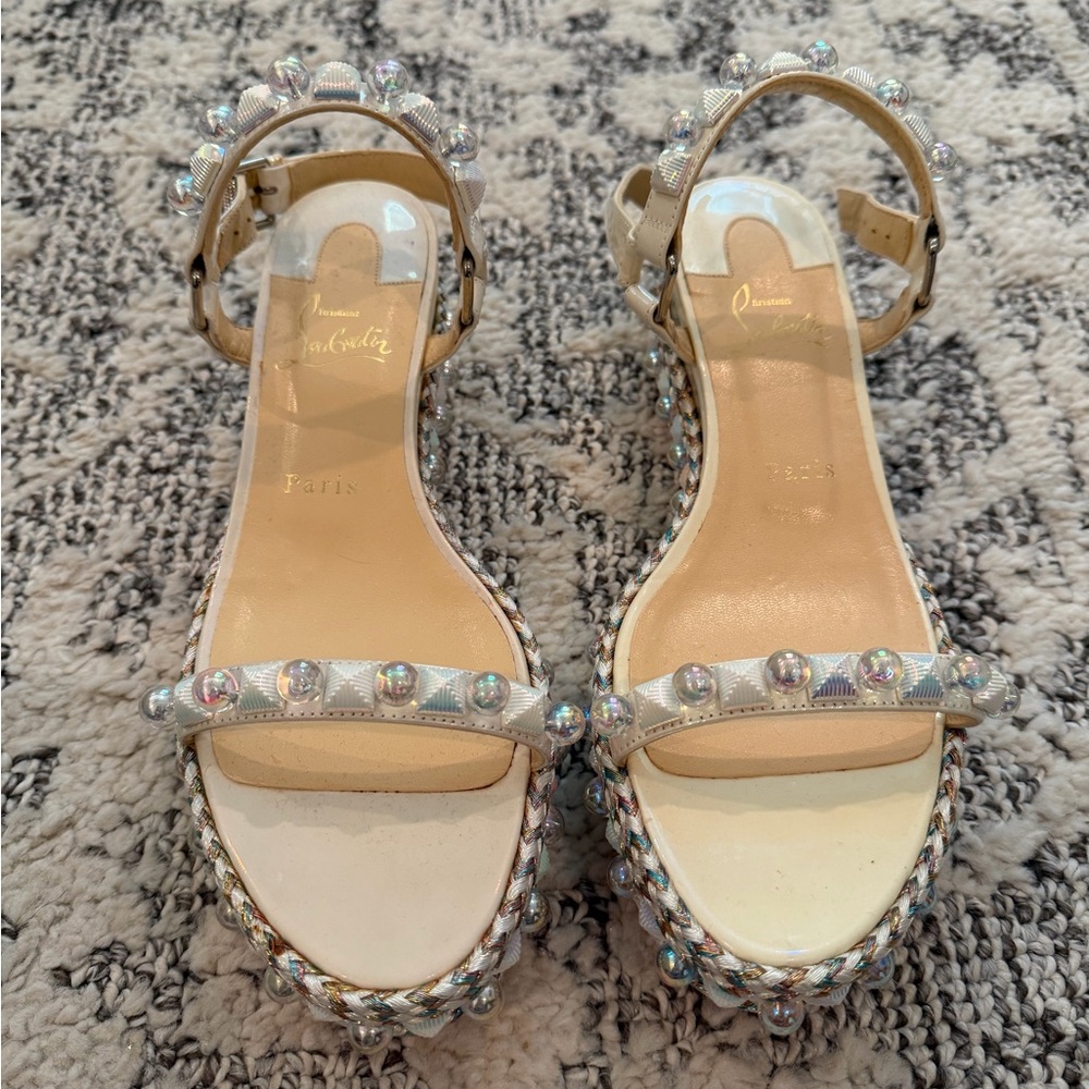 Christian Louboutin Cataconico Wedges Size 39